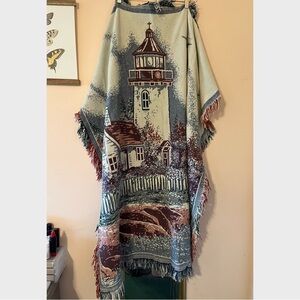 Lighthouse Tapestry Blanket